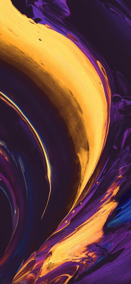Желто-фиолетовая абстракция