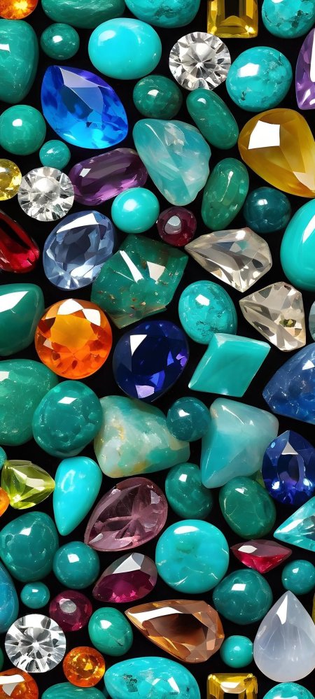 Different color stones