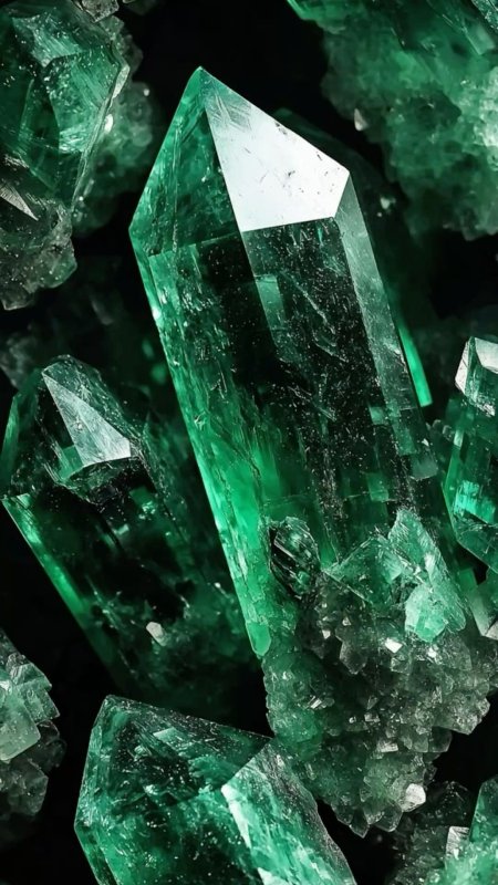 Emerald crystals