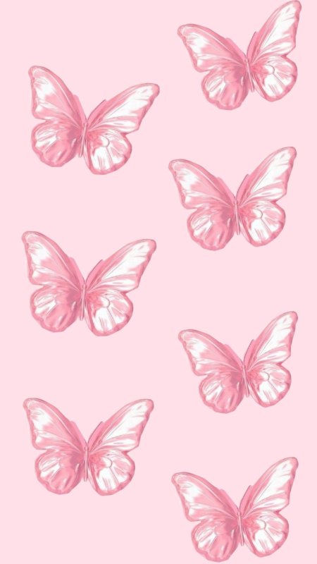 Pink butterfly wallpaper iphone