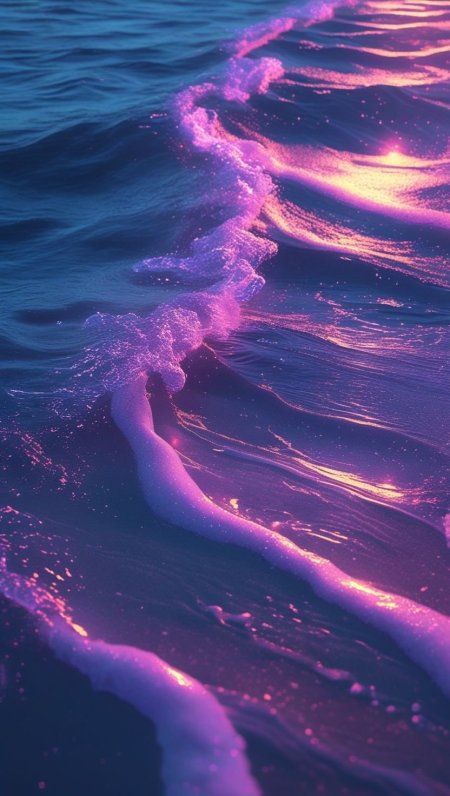 Purple ocean