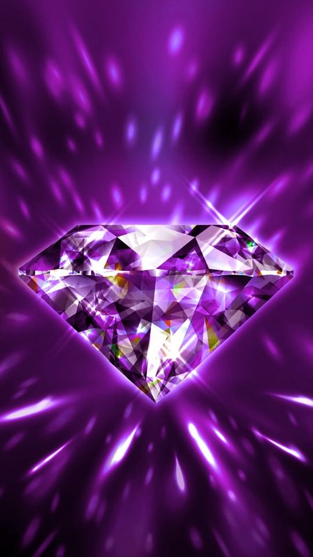 Purple diamond