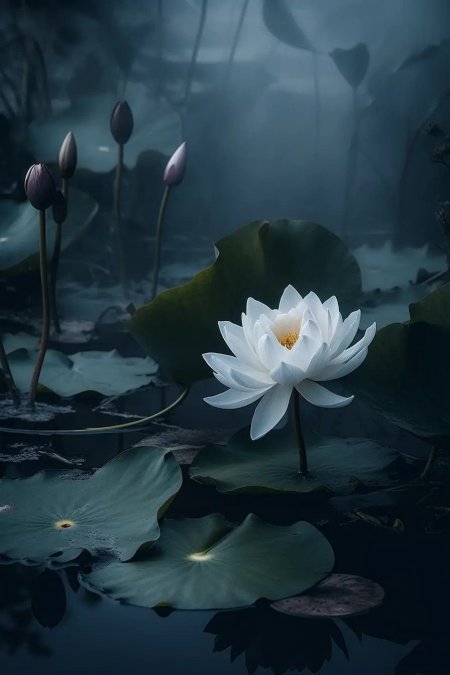 White water lily