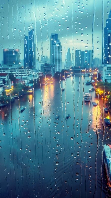 Rainy city