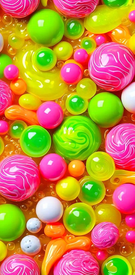 Colored candy