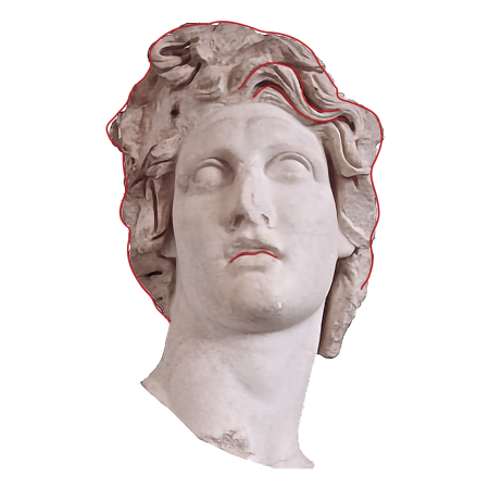 Vaporwave aesthetic скульптура