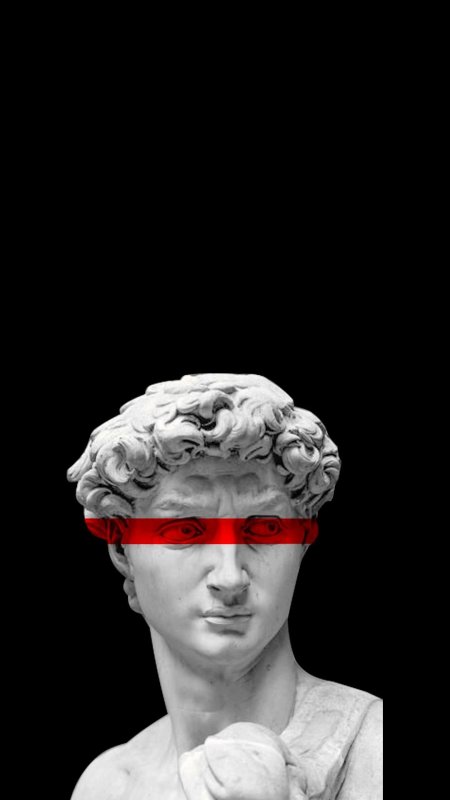 Давид микеланджело vaporwave