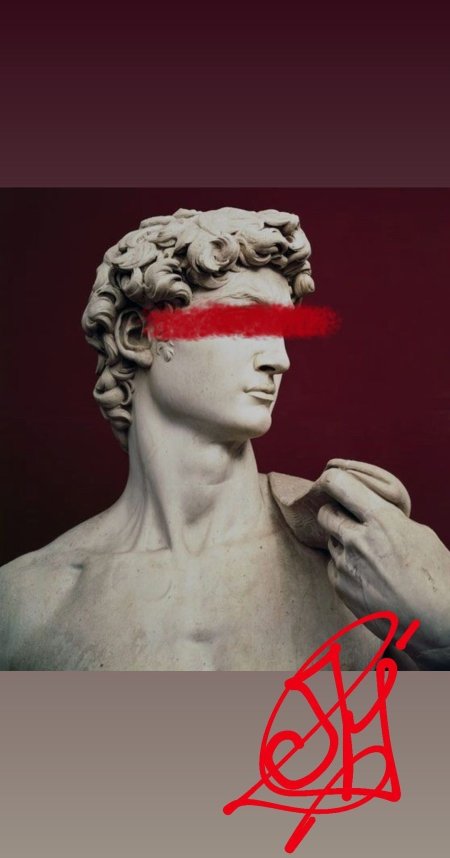 Статуя давида арт