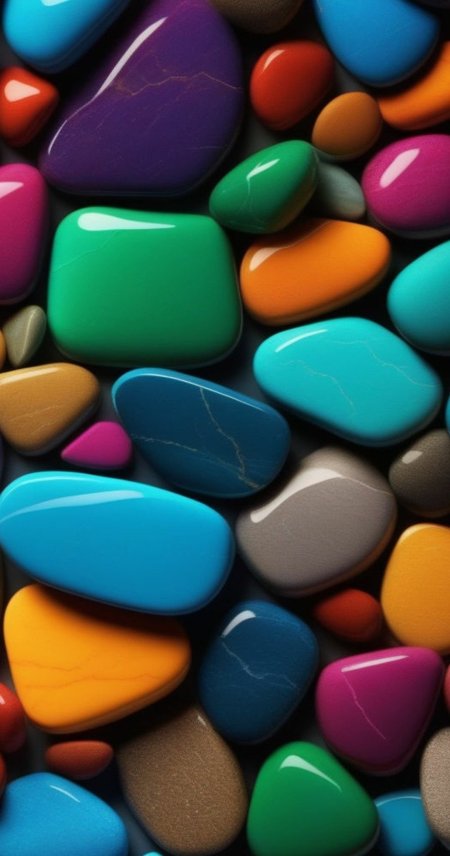 Fondos de pantalla con piedras colores
