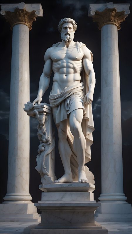 Греческая скульптура мужчины