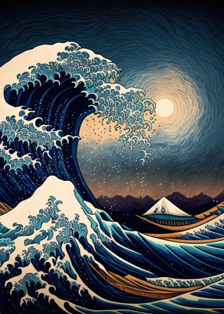 The great wave off kanagawa