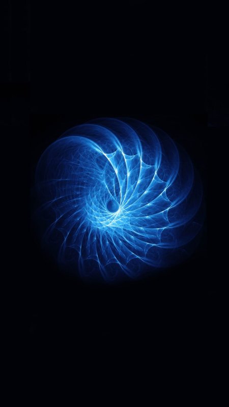 Blue spiral