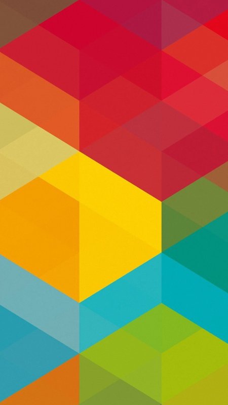 Геометрические обои на телефон
