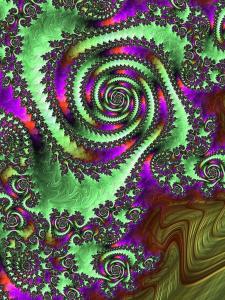 Fractal spiral