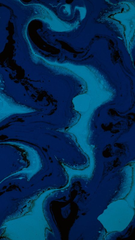 Обои краска разводы fluid art жидкость синий