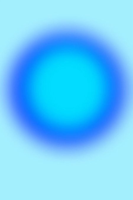 Blue aura