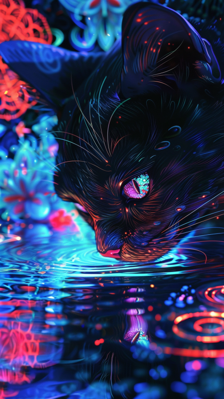 Чëрная кошка