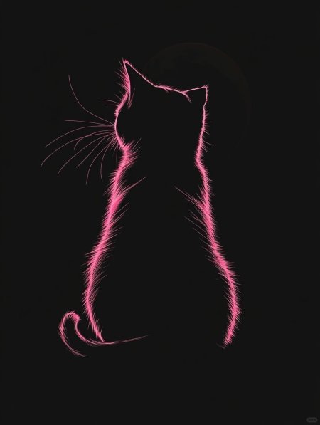 Иллюстрация кошка
