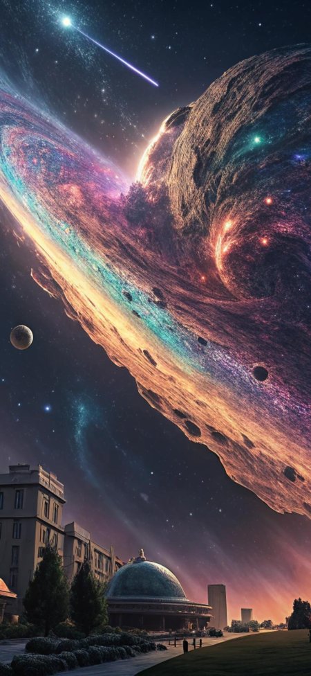 Nebula galaxy background