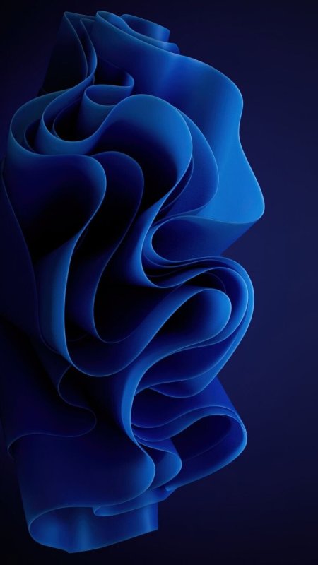 Windows k blue wavy spiral wallpaper