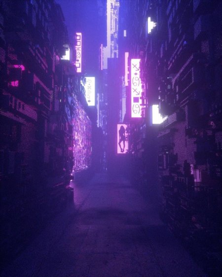 Найт сити cyberpunk переулок