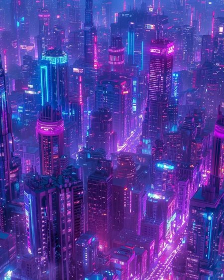 Cyberpunk city