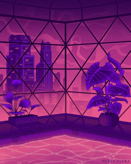 Aesthetic vaporwave
