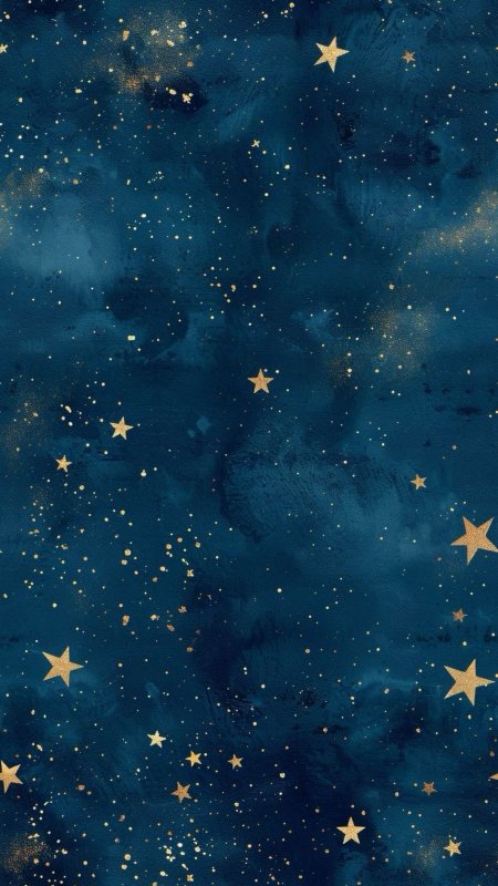 Starry night sky