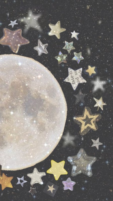 Moon and star