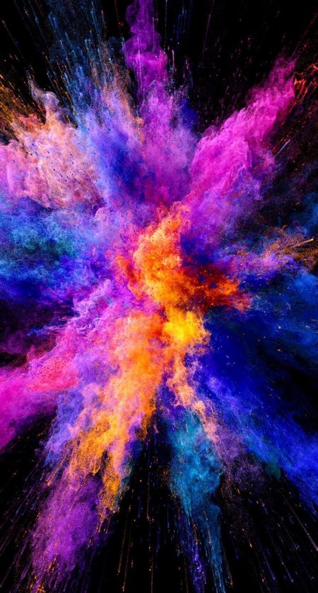 Colorful explosion