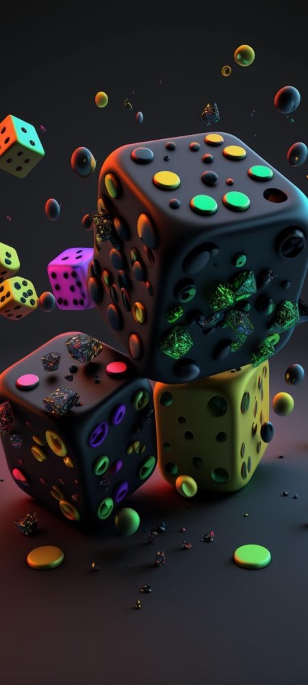 D обои dice wallpaper