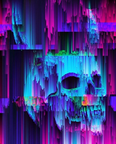 Фиолетовая абстракция