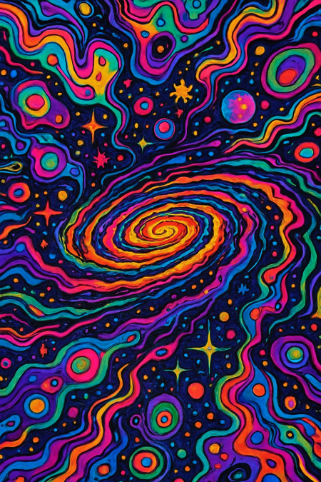 Psychedelic swirl