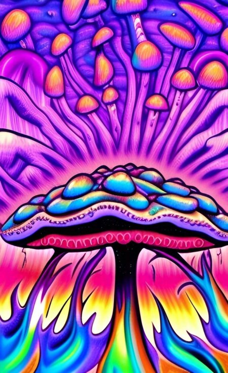 Trippy mushroom