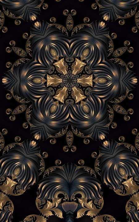 Gold and black background