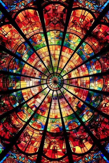 Stained glass window