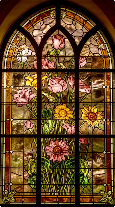 Stained glass window