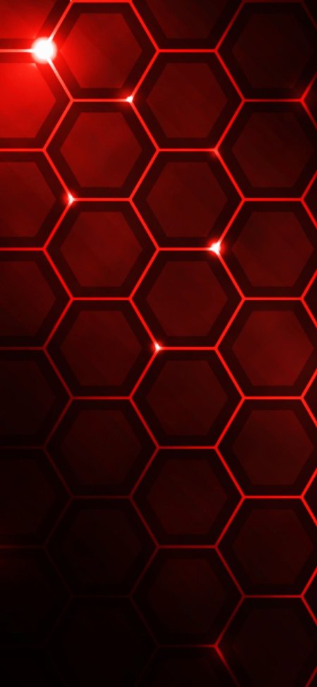 Red hexagon