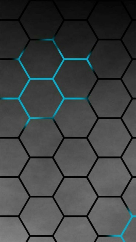 Hexagon pattern wallpaper