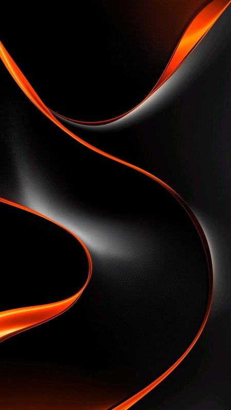 Black red orange d abstract wallpaper ai generative