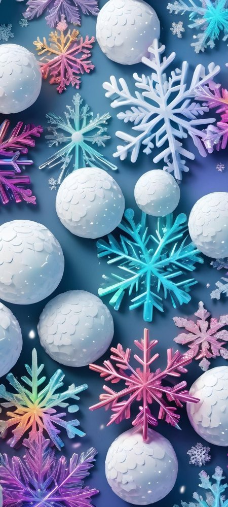 Красивые снежинки