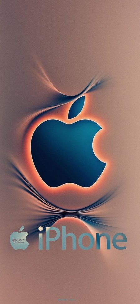 Обои с логотипом apple