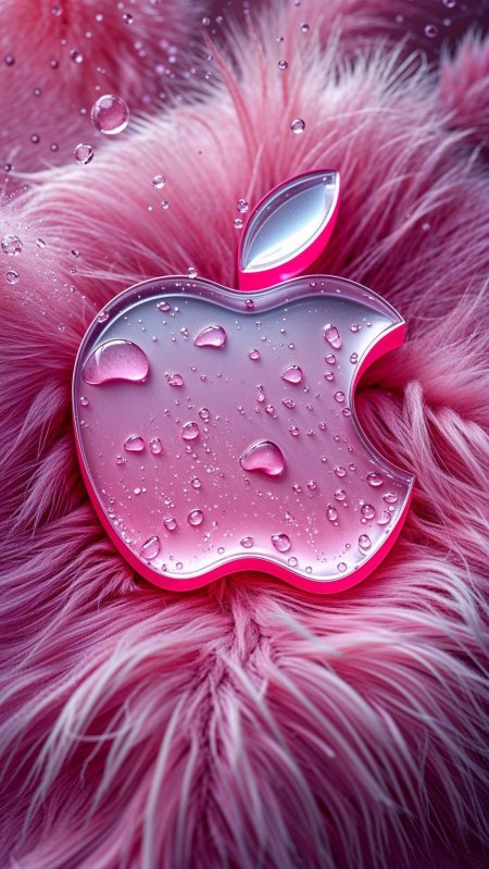 Apple pink iphone wallpaper