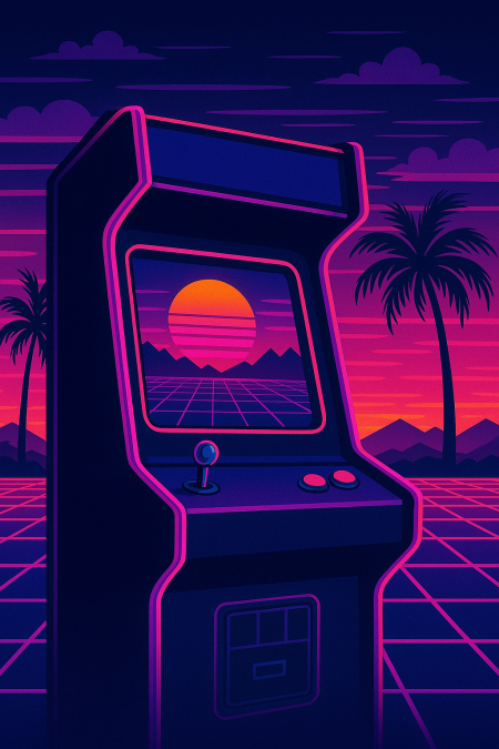 Retro synthwave