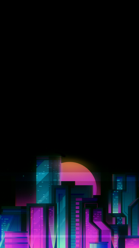Обои amoled cyberpunk