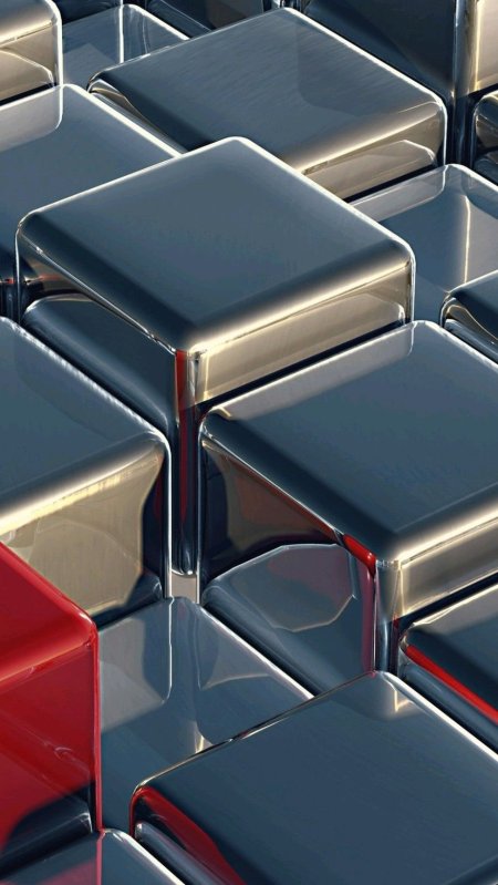 Обои кубики
