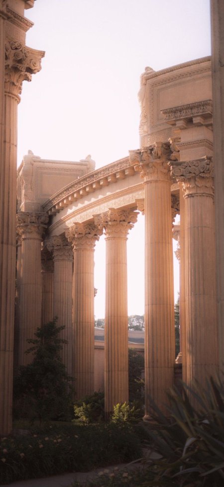 San francisco palace of fine arts скачать фон 945 x 2048