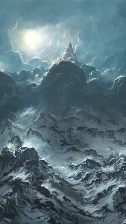 Пейзаж фантастический скачать фон 1080 x 1920