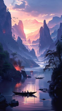 Завораживающие пейзажи скачать фон 1080 x 1920