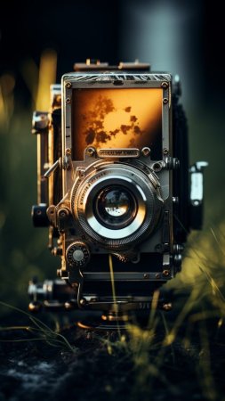 Фотоаппарат старинный скачать фон 1080 x 1920